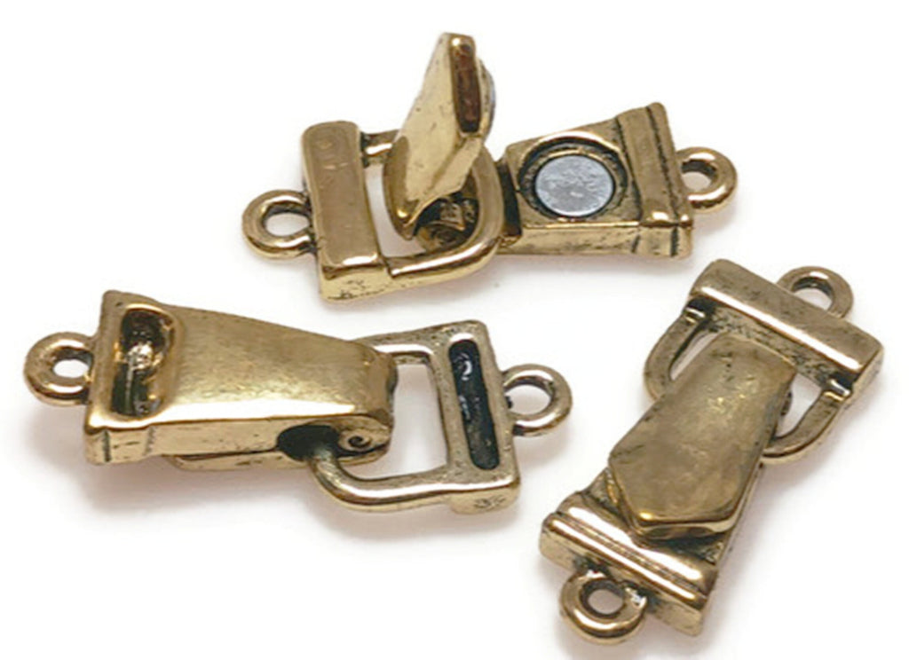 Magnetic Clasps for Jewelry Making (qty 20) Fold over magnetic